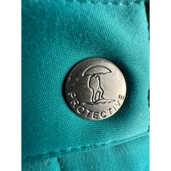 Vintage 80's/90s Ski Pants Womans M Waterproof Snowboard Bright Colors Teal Pink - Picture 6 of 8